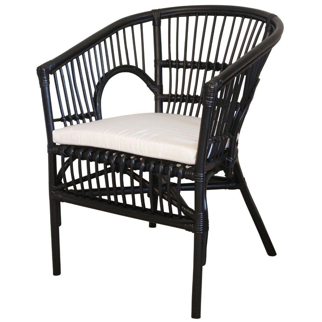 Largo Rattan Chair – BLKYLO-B