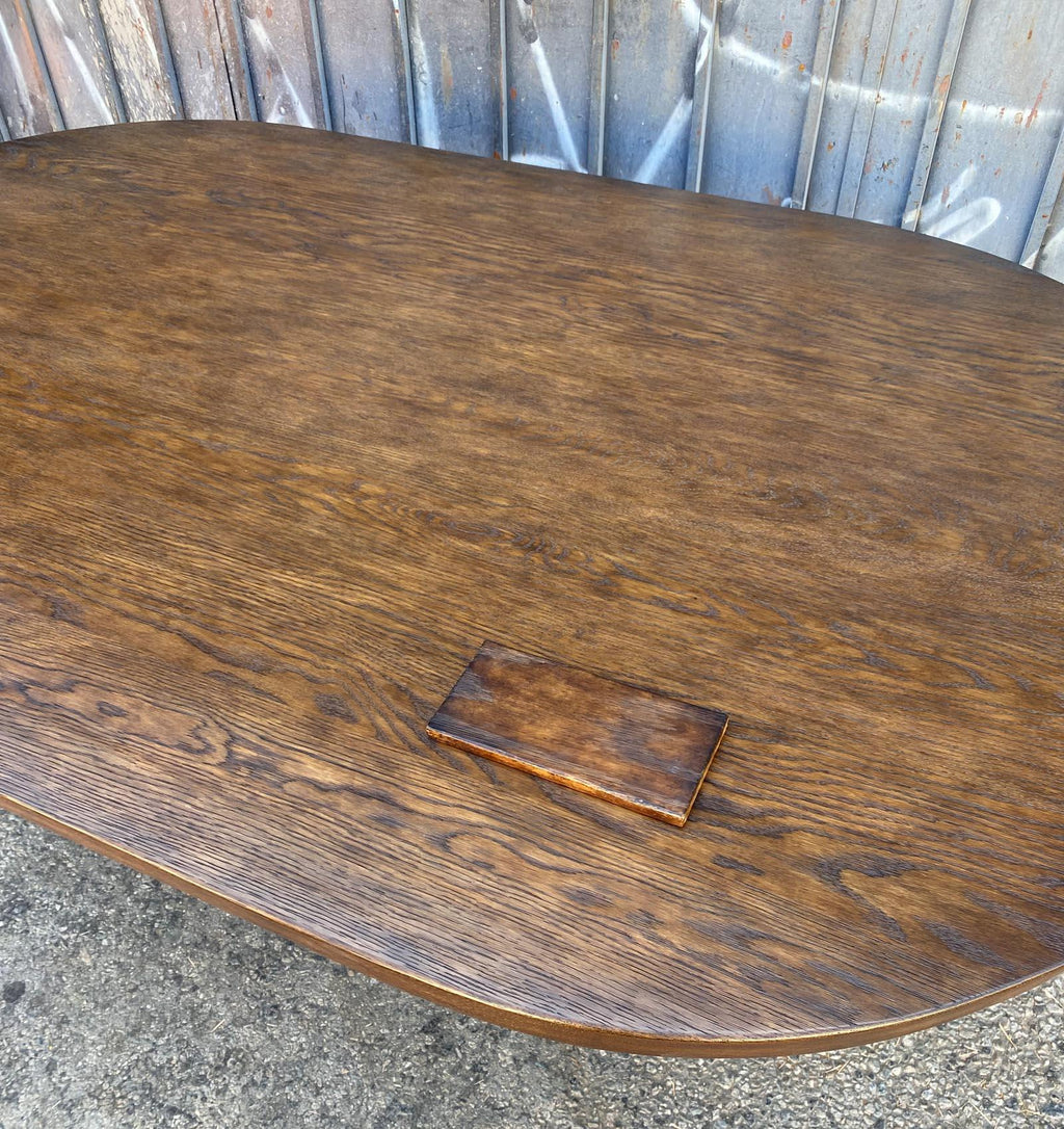 https://a.1stdibscdn.com/dos-gallos-custom-oak-oval-top-table-with-tapered-base-for-sale-picture-14/f_7978/f_404113621719781174170/10_32withsample_master.jpg