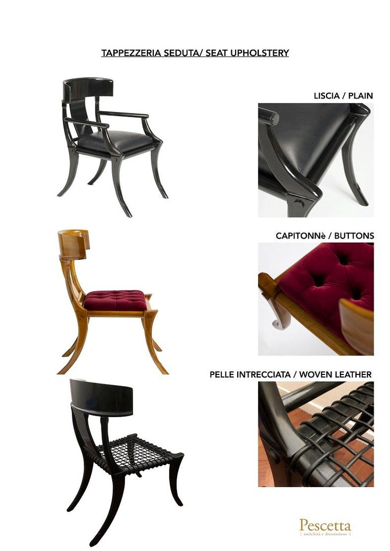 https://a.1stdibscdn.com/black-woven-leather-seat-walnut-saber-legs-klismos-chairs-customizable-set-of-8-for-sale-picture-15/22569652/f_262554121637740664843/15_master.jpg?width=768