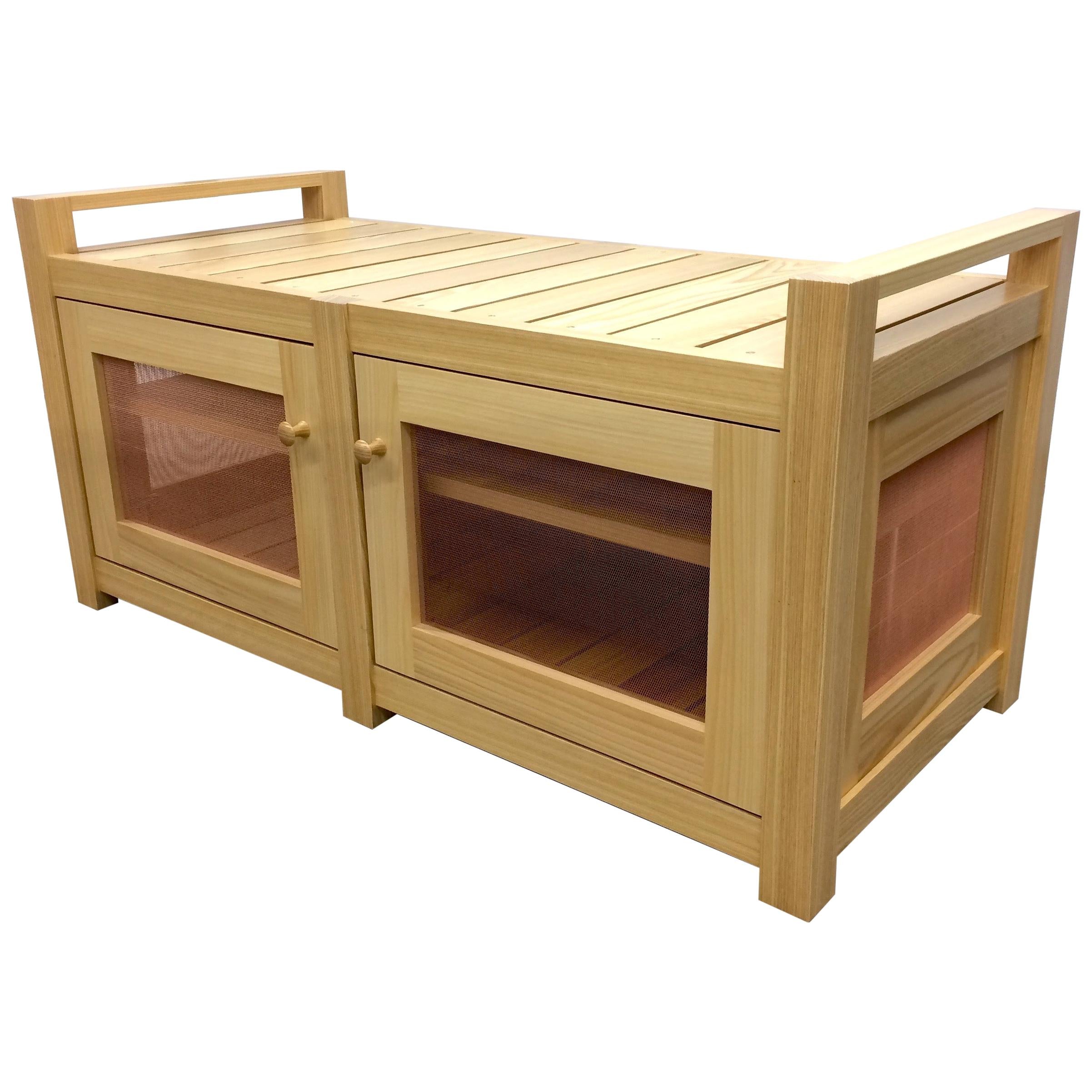 https://a.1stdibscdn.com/cypress-boot-and-shoe-bench-with-storage-below-and-copper-mesh-panels-for-sale/1121189/f_164992221571734765606/16499222_master.jpg
