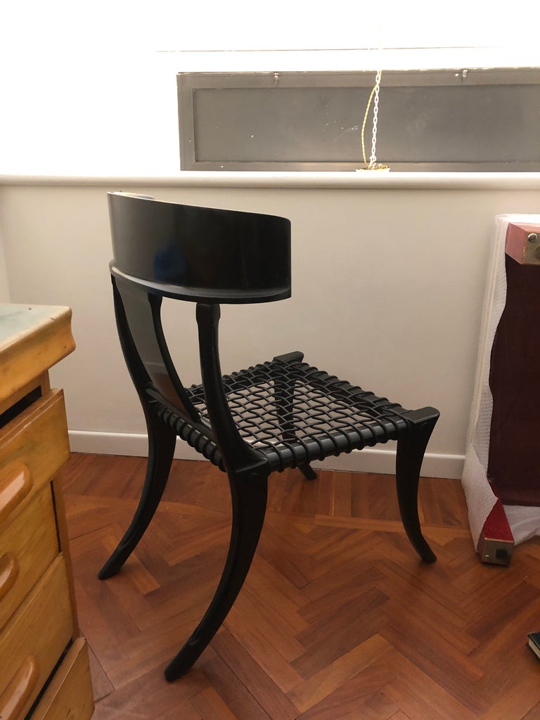 https://a.1stdibscdn.com/black-woven-leather-seat-walnut-saber-legs-klismos-chairs-customizable-set-of-8-for-sale-picture-2/22569652/f_262554121637740660441/1_datamatics.JPG?width=768