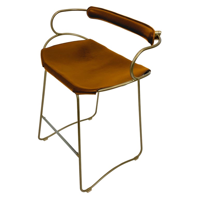 https://a.1stdibscdn.com/kitchen-stool-with-backrest-brass-steel-natural-tobacco-leather-modern-for-sale/1121189/f_240948021623420236195/24094802_master.jpg?width=768