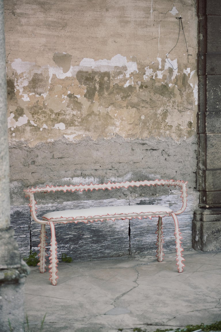 https://a.1stdibscdn.com/modern-2-seater-bench-off-white-cotton-spiked-biomorphic-surface-by-esto-for-sale-picture-4/f_55372/f_487698721770843602151/2_seater_bench_w_backrest_off_white_Disguise_series_00_by_ESTO_Alcova_Milano_master.jpg?width=768