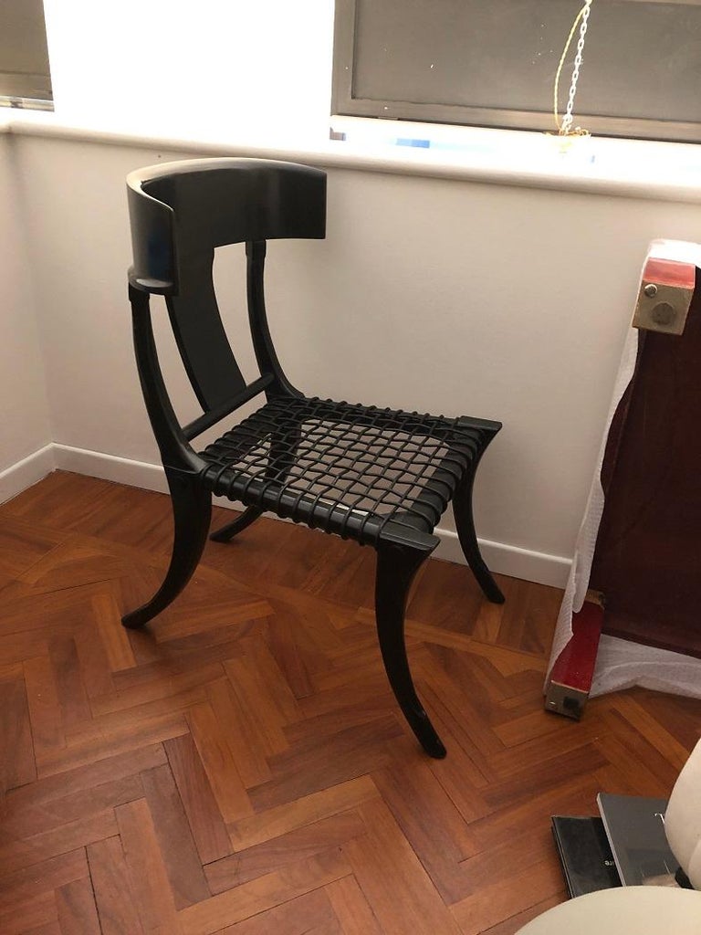 https://a.1stdibscdn.com/black-woven-leather-seat-walnut-saber-legs-klismos-chairs-customizable-set-of-8-for-sale-picture-4/22569652/f_262554121637740662038/4_master.JPG?width=768