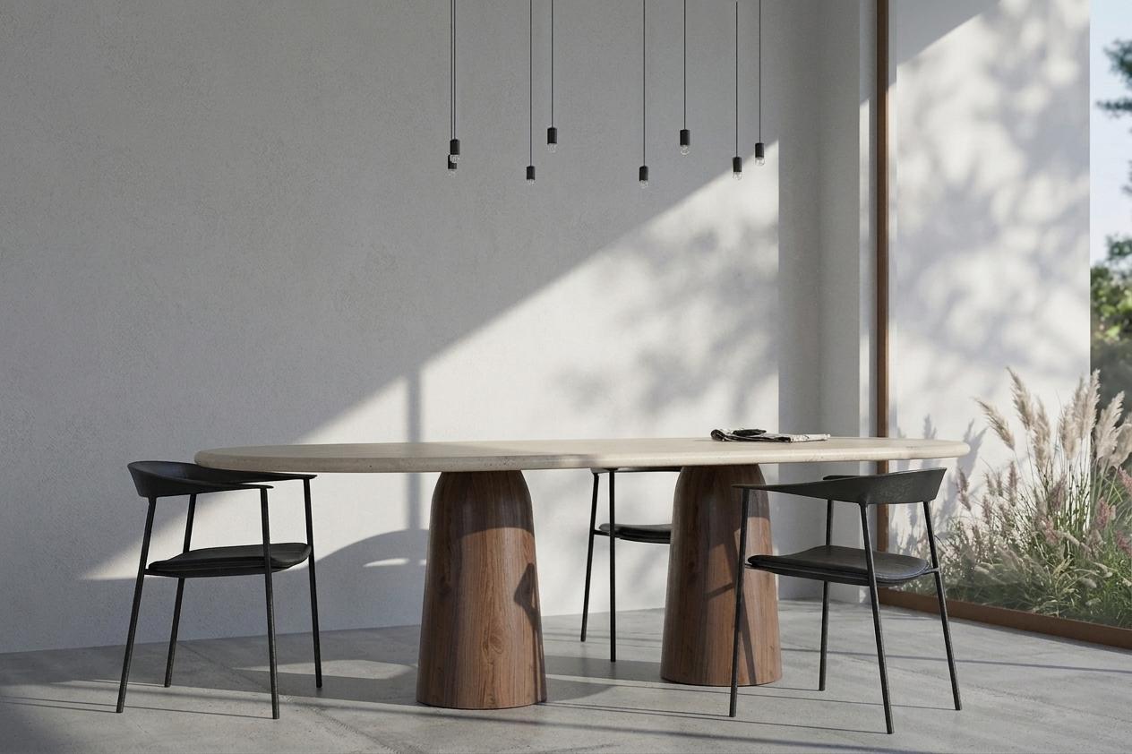 https://a.1stdibscdn.com/customizable-handmade-plaster-dining-table-w-walnut-base-flat-oval-cmw300-for-sale-picture-16/f_86552/f_479128121776870310439/Column_Menhir_Walnut_GE_master.jpg