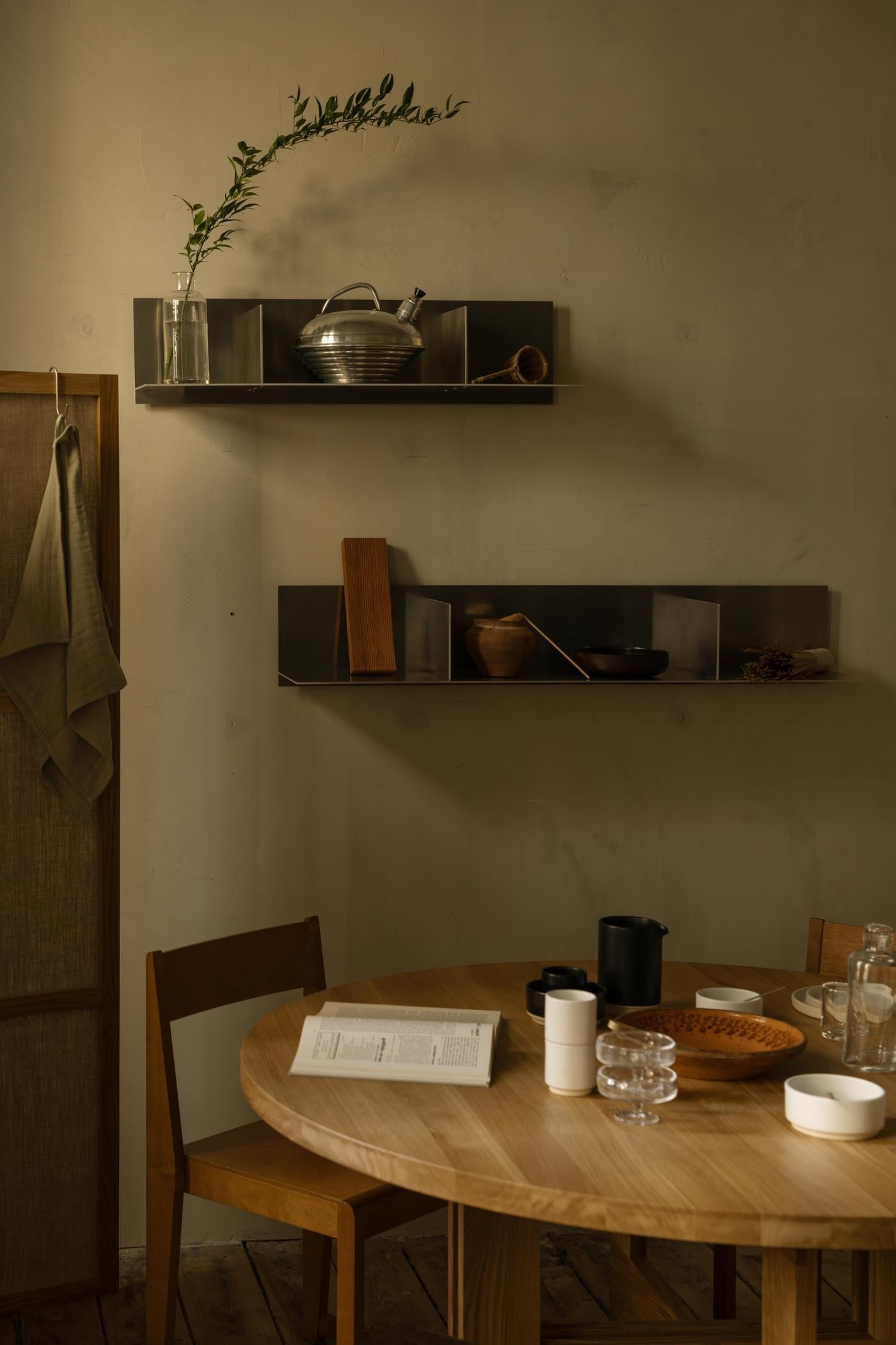 https://a.1stdibscdn.com/contemporary-trestle-table-farmhouse-by-frama-natural-oak-120-round-for-sale-picture-11/f_31233/f_483338421768470408471/FRAMA_Shelf_Library_Cabinet_Canvas_Stainless_Steel_Context_Image_6_master.jpg