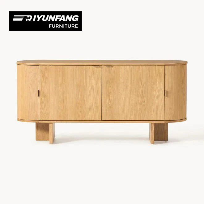 American Style Solid Wood Entrance Cabinet 160cm