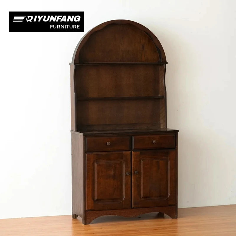 Modern Oak Sideboard Cabinet 2 Drawer Storage Unit 93cm