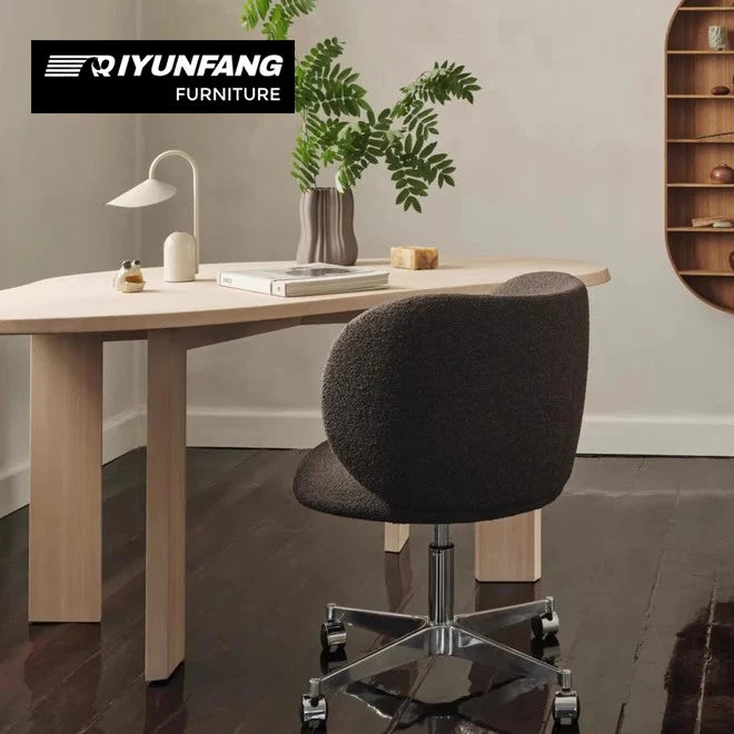 QYF-75 Modern Oval Solid Oak Dining Table 170cm
