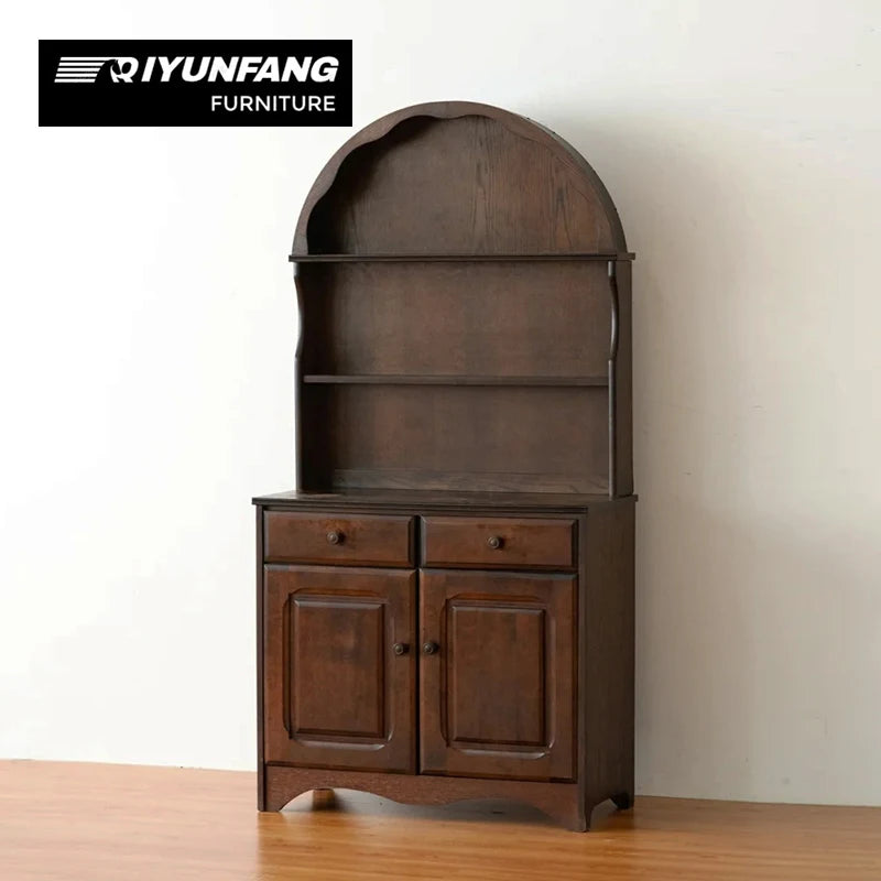 Modern Oak Sideboard Cabinet 2 Drawer Storage Unit 93cm