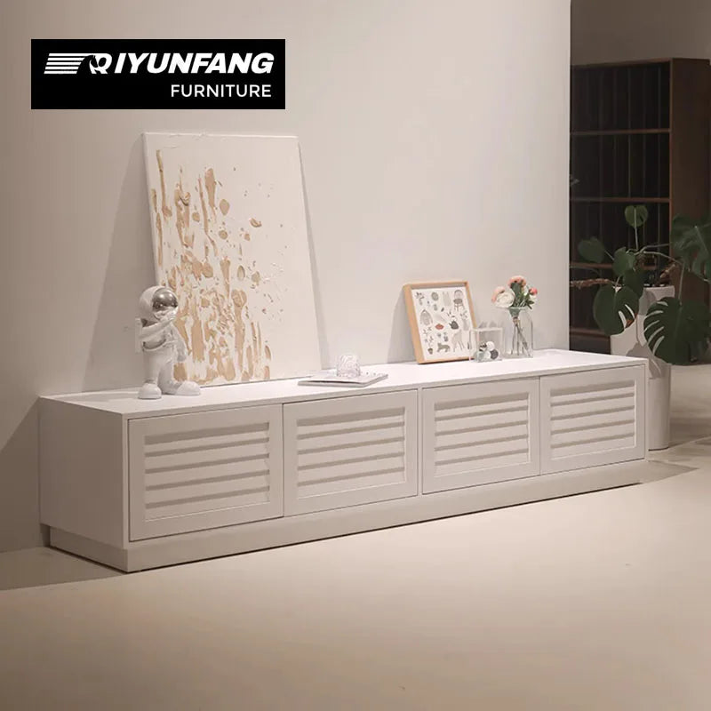 Modern Oak TV Cabinet with Four Doors 180cm or 220cm
