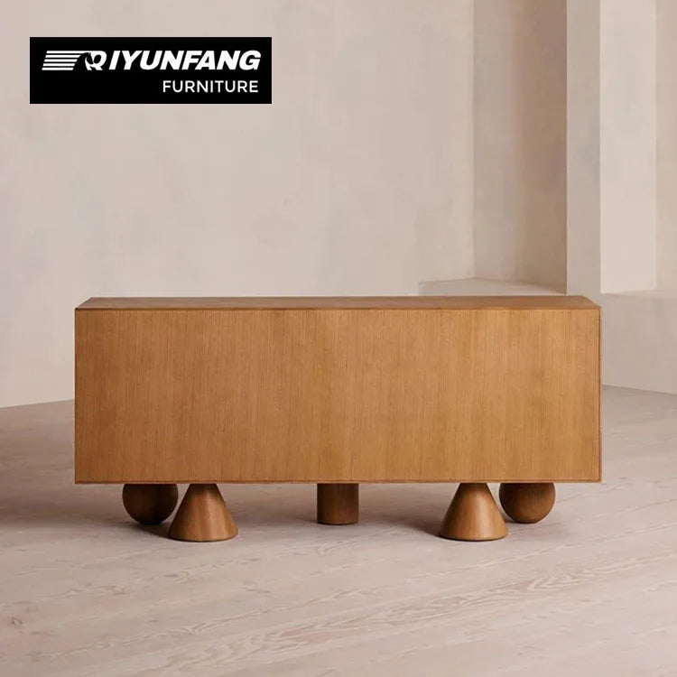 QYF-53 Modern Minimalist Solid Wood Sideboard Cabinet 180cm