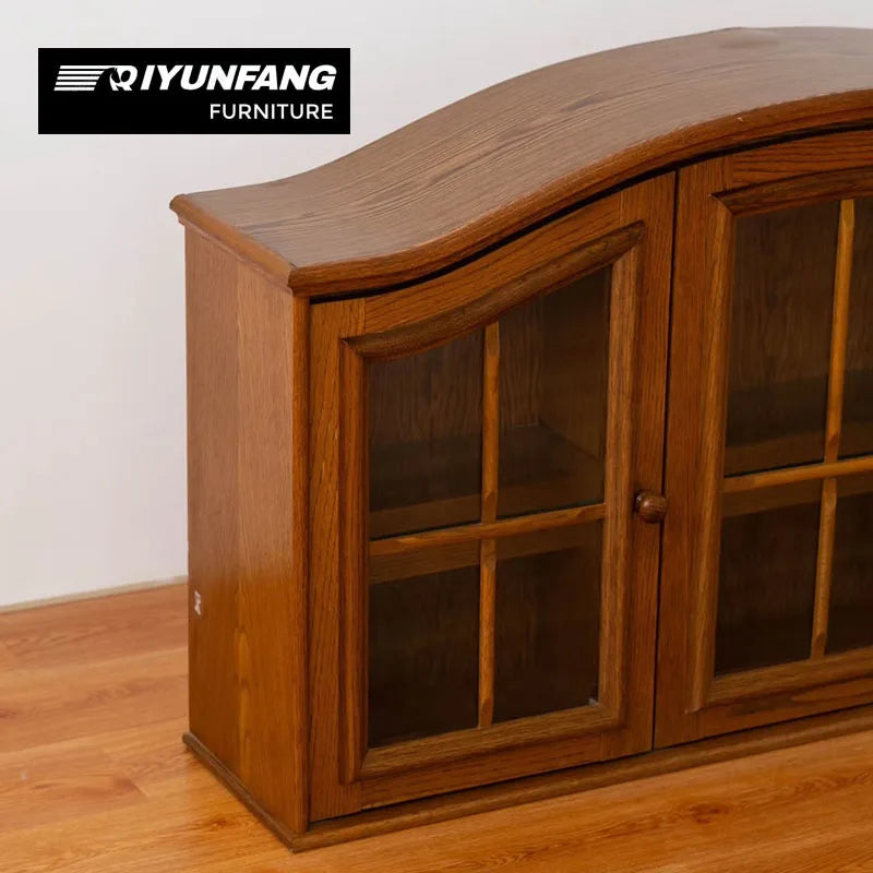 Solid Wood Wall-Mounted Extendable Folding Dining Cabinet 125cm