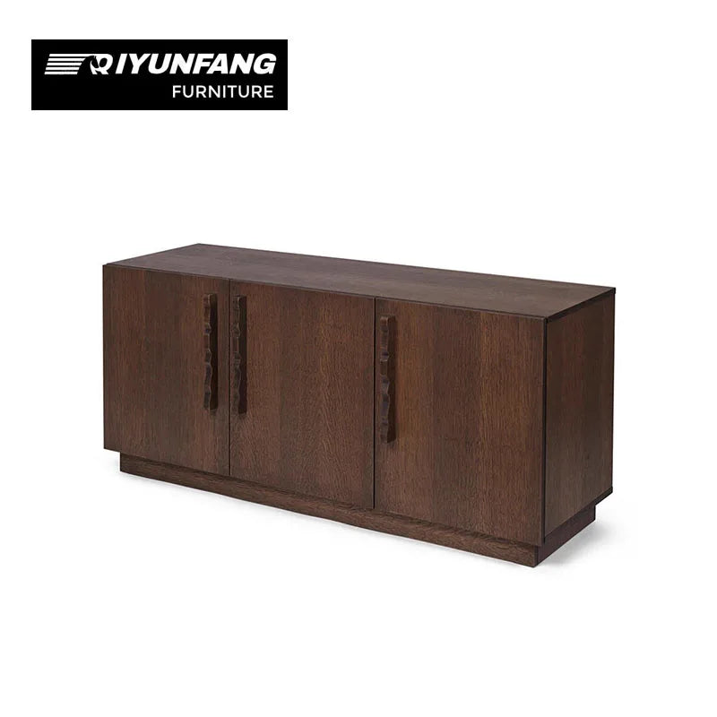 American Style Solid Wood Dining Cabinet 3 Door