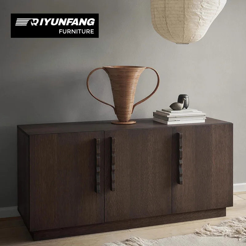 American Style Solid Wood Dining Cabinet 3 Door