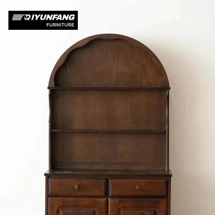Modern Oak Sideboard Cabinet 2 Drawer Storage Unit 93cm