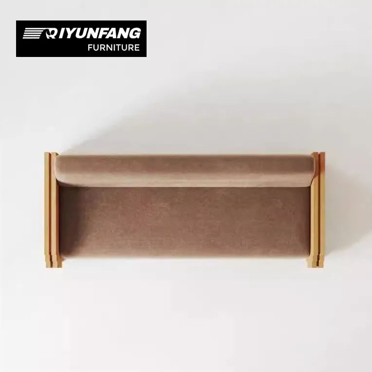 Modern Solid Wood L-Shape Sectional Sofa Minimalist Modular