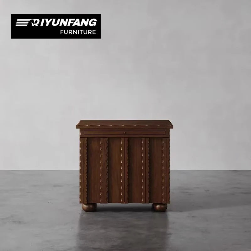 Solid Wood Storage Cabinet Modern Luxury Design Adjustable 6 Lockers