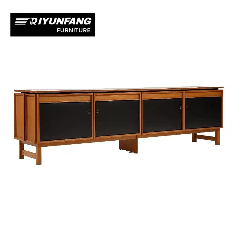 Modern Retro Solid Wood Sideboard Cabinet Large Capacity 240cm