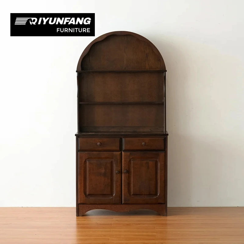 Modern Oak Sideboard Cabinet 2 Drawer Storage Unit 93cm