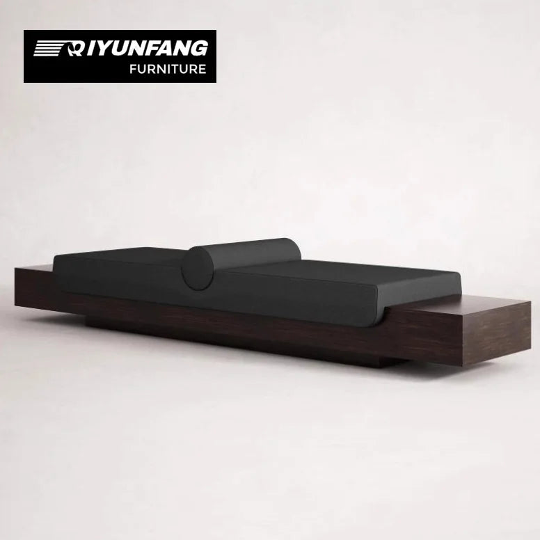 A-FD51 Minimalist Solid Wood Long Bench Shoe Rack 160–260 cm