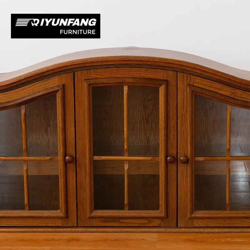 Solid Wood Wall-Mounted Extendable Folding Dining Cabinet 125cm