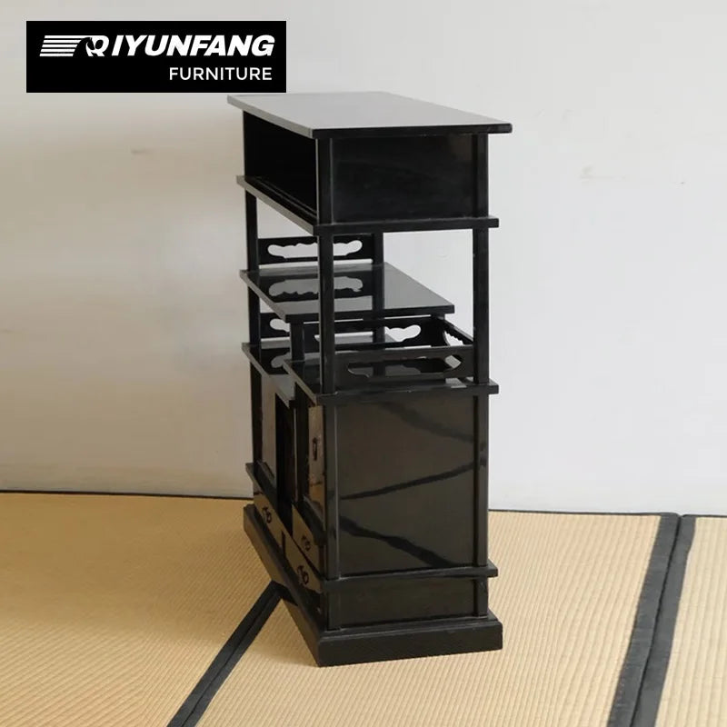 Modern Lacquer Tea Storage Cabinet Sideboard with Double Doors