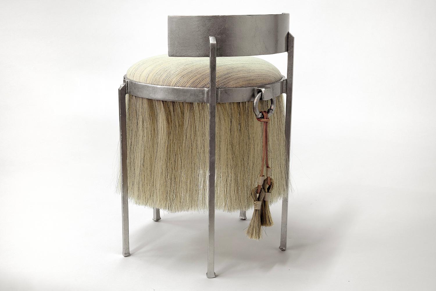 https://a.1stdibscdn.com/side-chair-modern-medieval-handmade-horsehair-iron-handwoven-fringe-accent-mane-for-sale-picture-2/f_30173/f_422848921731445195363/JMS103024_studiomellone_custom_HH_stool_palladiun_02_master.jpg