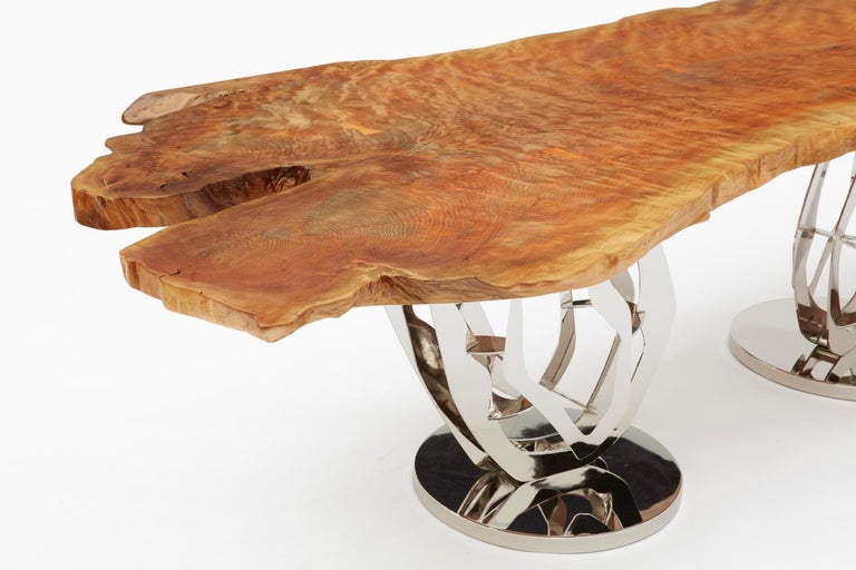 https://a.1stdibscdn.com/odyssey-modern-organic-ancient-wood-live-edge-slab-table-polished-nickel-base-for-sale-picture-2/f_51712/f_182497221583718929845/Odyssey_totara_dining_table_organic_live_edge_table_with_polished_nickel_base_detail_master.jpg?width=768