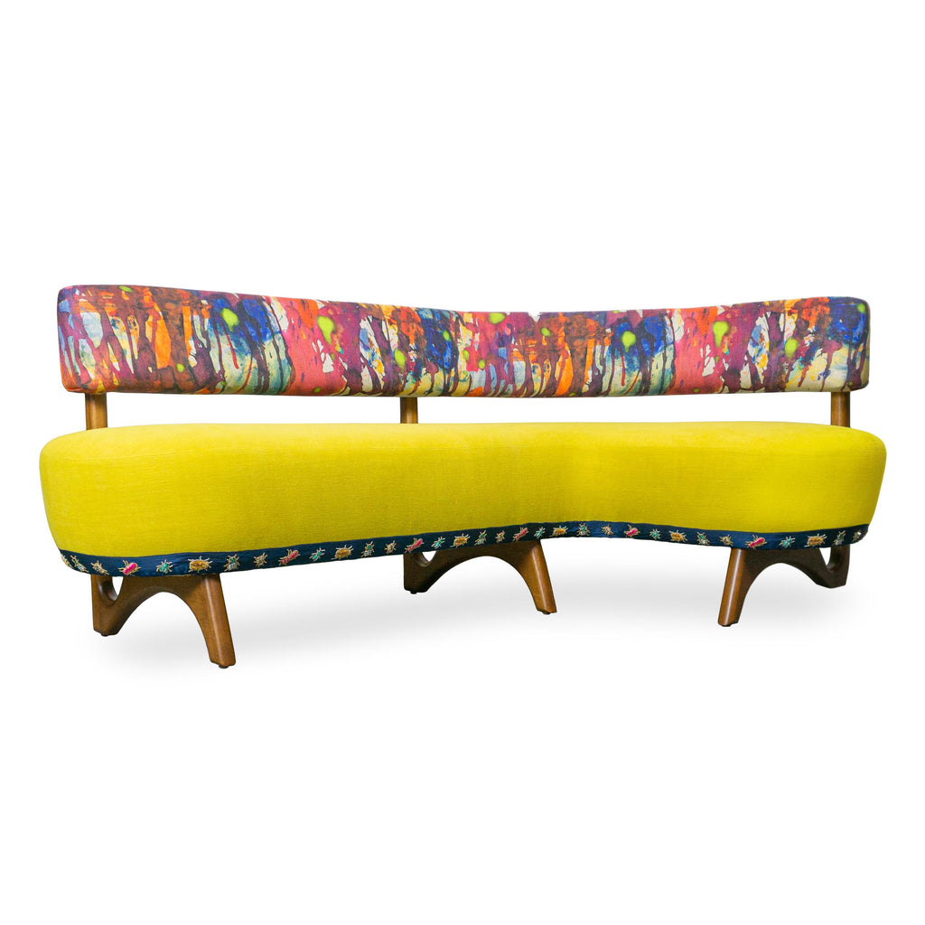 https://a.1stdibscdn.com/l-shaped-banquette-w-multicolor-watercolor-linen-yellow-linen-customizable-for-sale-picture-3/f_21233/f_344018721684775288134/Yellow_Linen_Rainbow_Sploches_Satin_Trim_Cute_Jewel_Bugs_Stained_Walnut_Wood_Modern_Curved_Bench_Angle_master.jpg