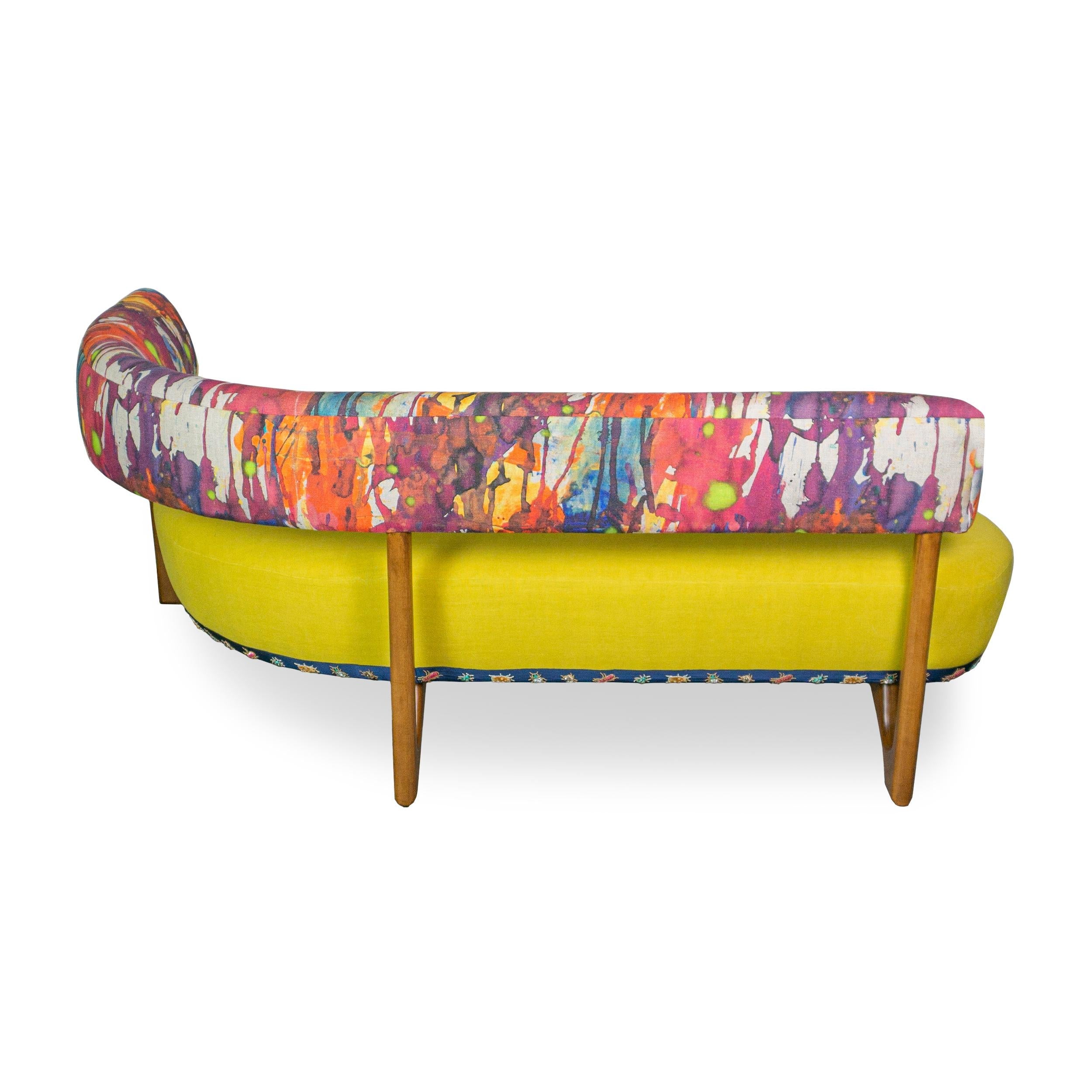 https://a.1stdibscdn.com/l-shaped-banquette-w-multicolor-watercolor-linen-yellow-linen-customizable-for-sale-picture-7/f_21233/f_344018721684775285976/Yellow_Linen_Rainbow_Sploches_Satin_Trim_Cute_Jewel_Bugs_Stained_Walnut_Wood_Modern_Curved_Bench_Back_Elevation_master.jpg