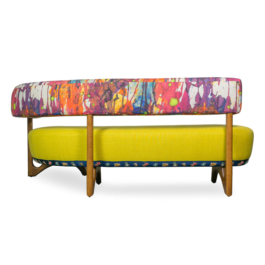 https://a.1stdibscdn.com/l-shaped-banquette-w-multicolor-watercolor-linen-yellow-linen-customizable-for-sale-picture-8/f_21233/f_344018721684775290759/Yellow_Linen_Rainbow_Sploches_Satin_Trim_Cute_Jewel_Bugs_Stained_Walnut_Wood_Modern_Curved_Bench_Back_master.jpg