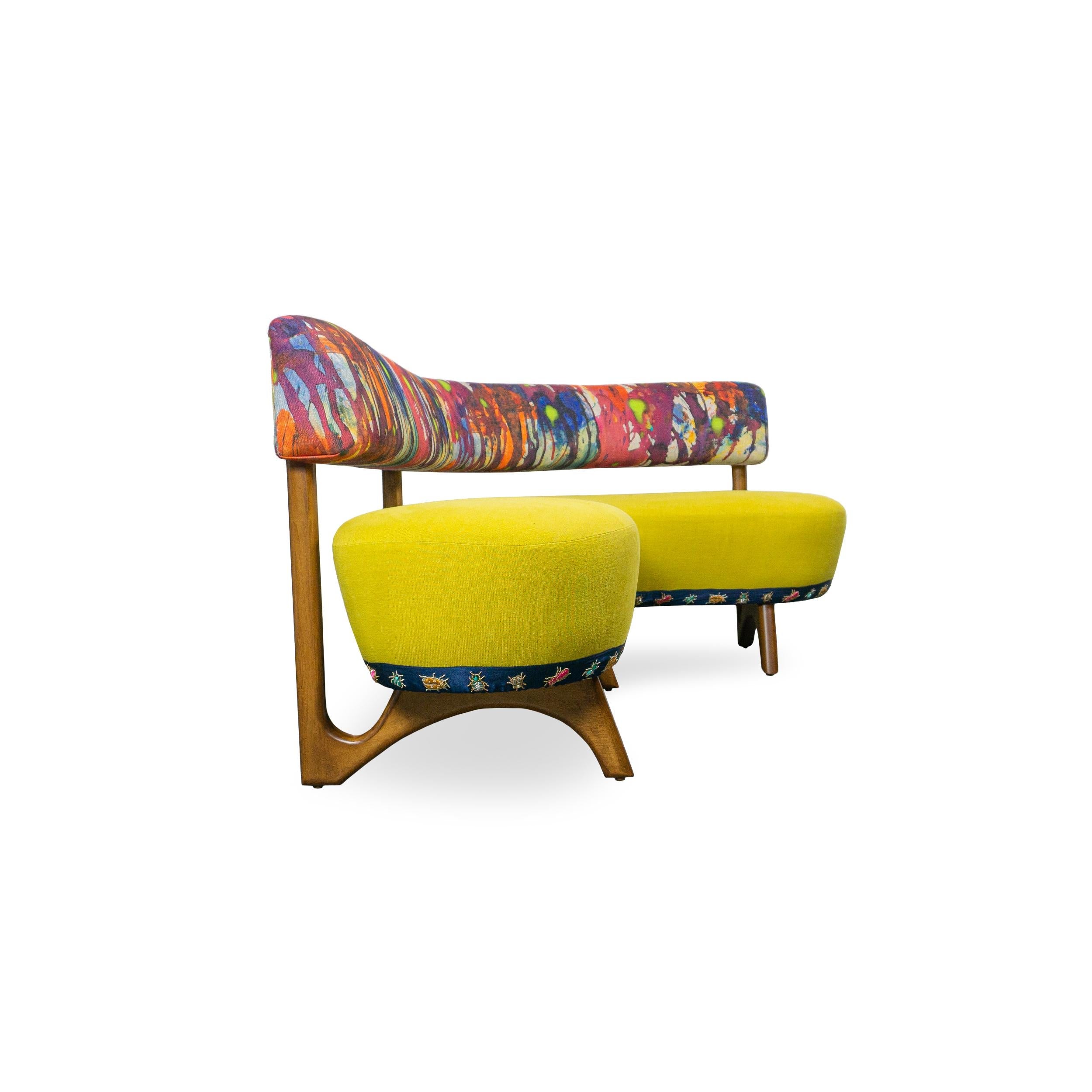 https://a.1stdibscdn.com/l-shaped-banquette-w-multicolor-watercolor-linen-yellow-linen-customizable-for-sale-picture-5/f_21233/f_344018721684775342955/Yellow_Linen_Rainbow_Sploches_Satin_Trim_Cute_Jewel_Bugs_Stained_Walnut_Wood_Modern_Curved_Bench_Side_master.jpg