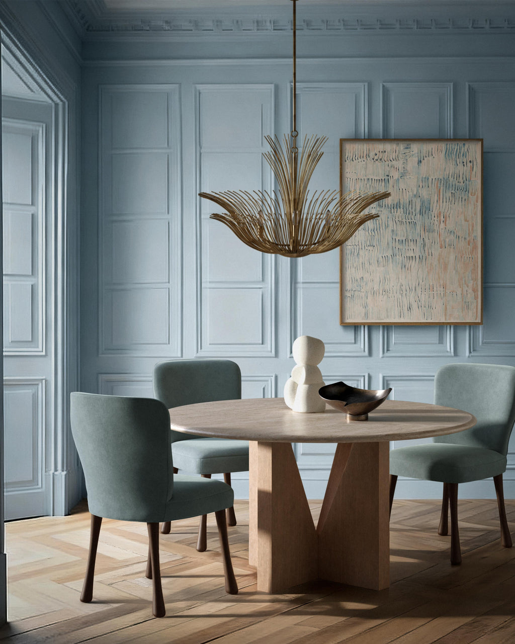 https://a.1stdibscdn.com/elysees-travertine-and-cerused-french-oak-dining-table-by-christiane-lemieux-for-sale-picture-8/f_69542/f_319069121775218218205/arctic_blue_elysee_table_rozette_dorelle_chand_etretat_imane_sculpture_creased_bowl_master.jpg