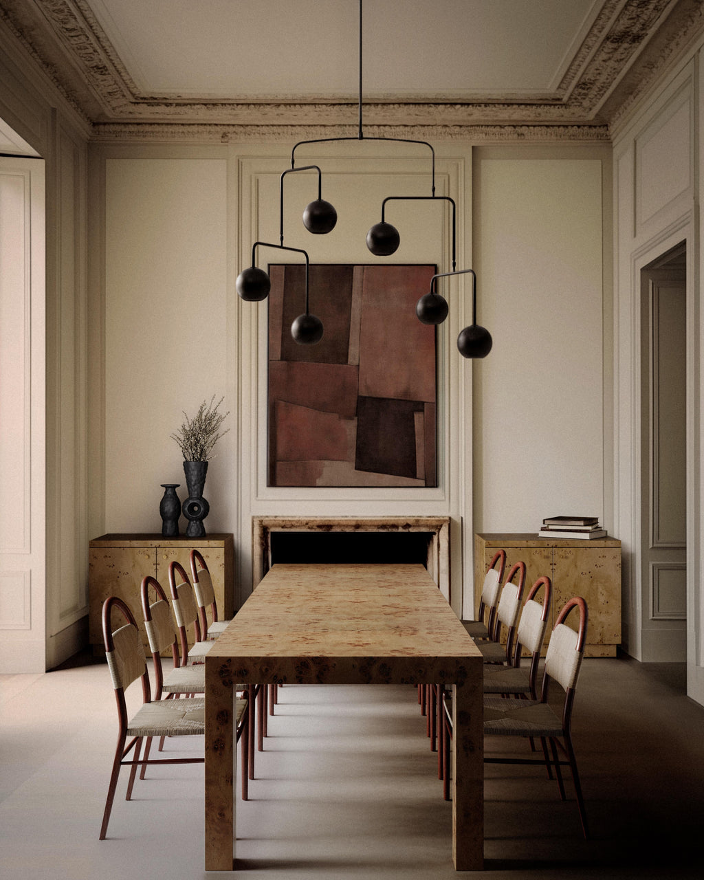 https://a.1stdibscdn.com/avenir-extension-dining-table-by-christiane-lemieux-for-sale-picture-7/f_69542/f_325482321747403662036/avenir_dining_avenir_nightstand_pernelle_chair_le_havre_chaumont_volcanic_vases_master.jpg