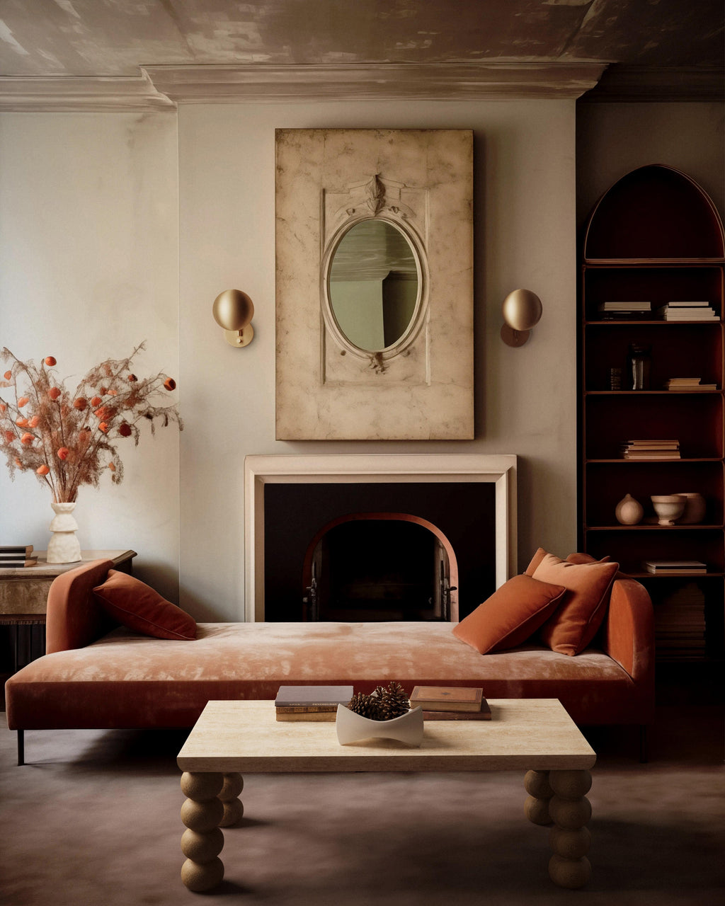 https://a.1stdibscdn.com/chloe-turned-leg-coffee-table-by-christiane-lemieux-for-sale-picture-7/f_69542/f_404928121729118689368/chloe_coffee_leandre_bowl_balleroy_sconce_etienne_vase_master.jpg