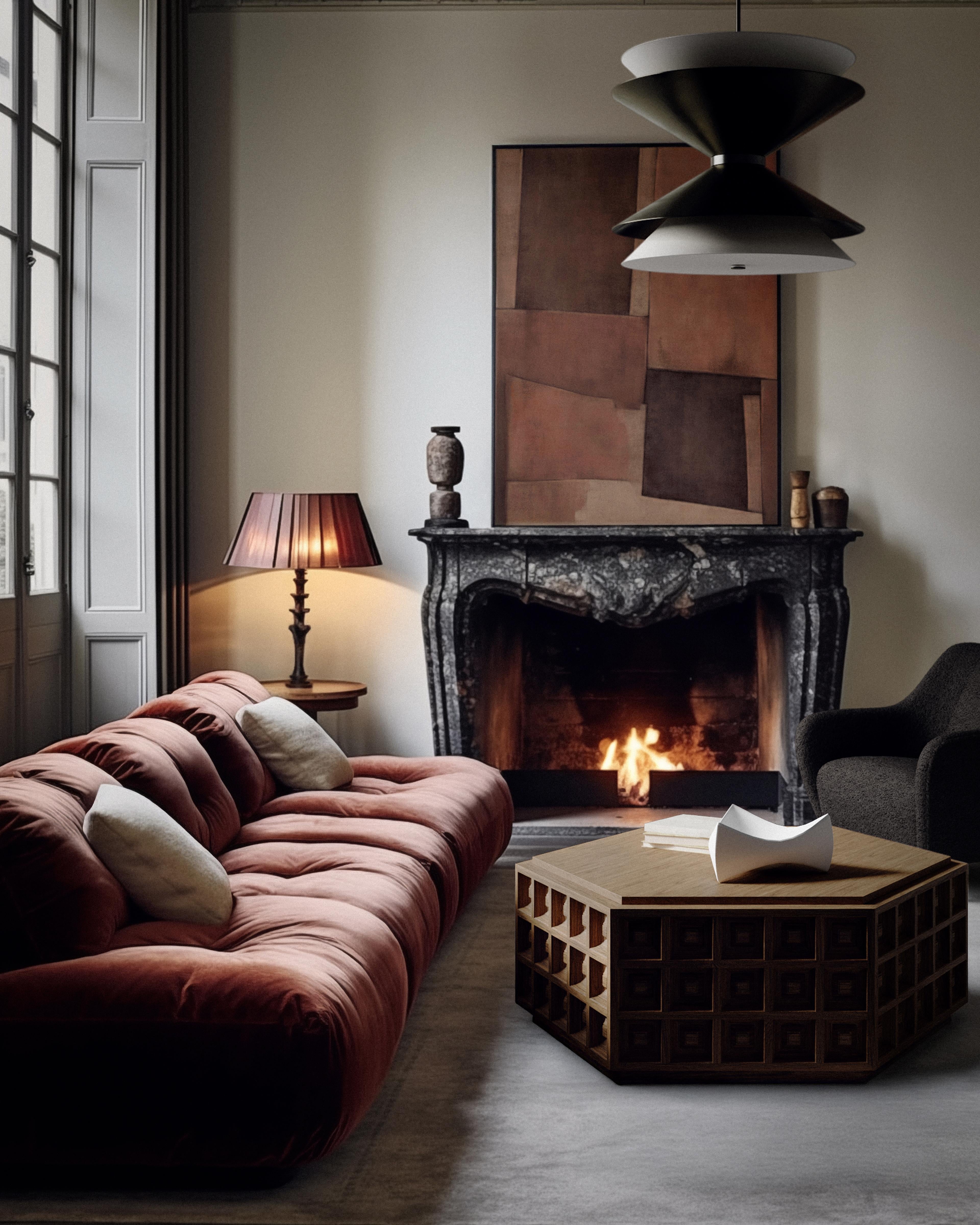https://a.1stdibscdn.com/dubois-hexagonal-oak-coffee-table-by-christiane-lemieux-lemieux-et-cie-for-sale-picture-4/f_69542/f_431550921737207474092/dubois_coffee_chambord_emile_chair_marius_bowl_master.jpg