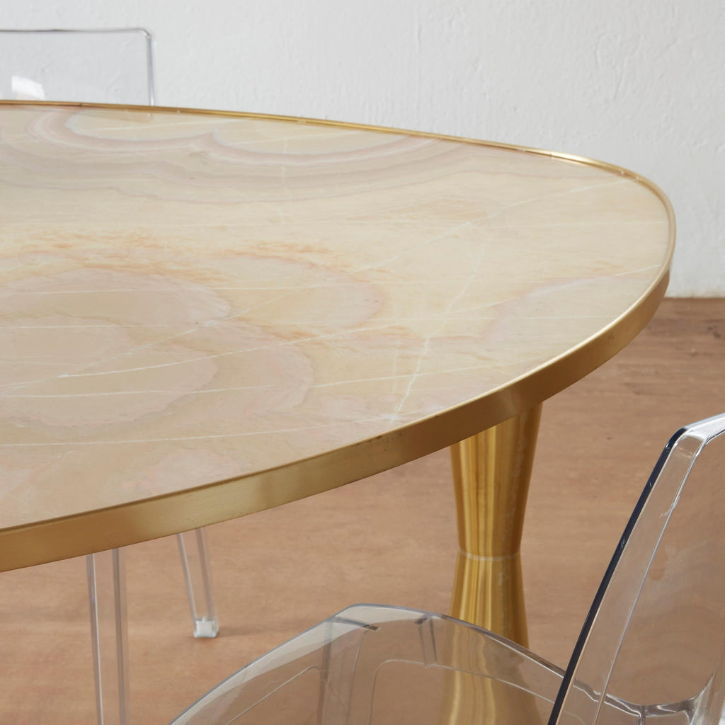 Atelier Terrai Satellite Dining Table | Onyx And Brass | Custom ...