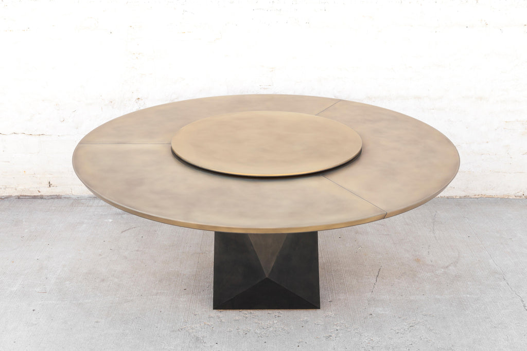 https://a.1stdibscdn.com/prism-dining-table-customizable-metal-and-resin-for-sale-picture-2/f_22133/f_132763021547138105780/wud_furniture_bronze_crazy_susan_steel_polygonal_base_0006_master.jpg